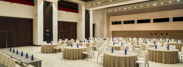 "Elegant event space in Marbella, NH Collection Sevilla, ideal for conferences and workshops."