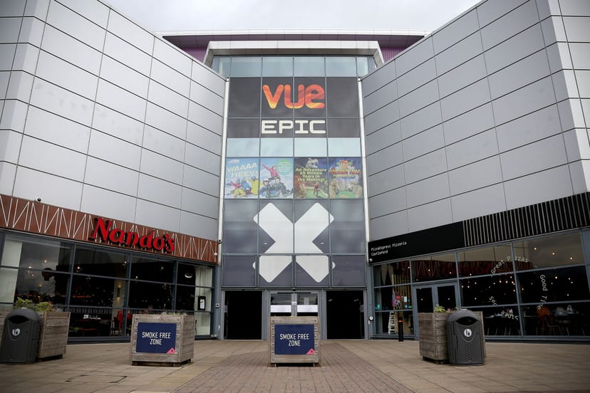 Modern Vue Castleford cinema auditorium with tiered seating for corporate events and product launches.