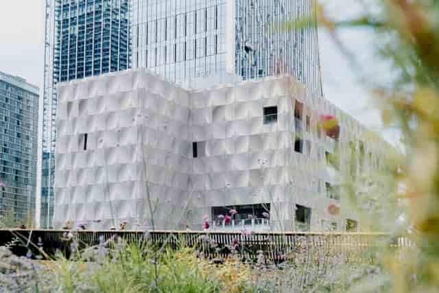 Modern architectural venue in Landing Canary Wharf for corporate events and brand activations.