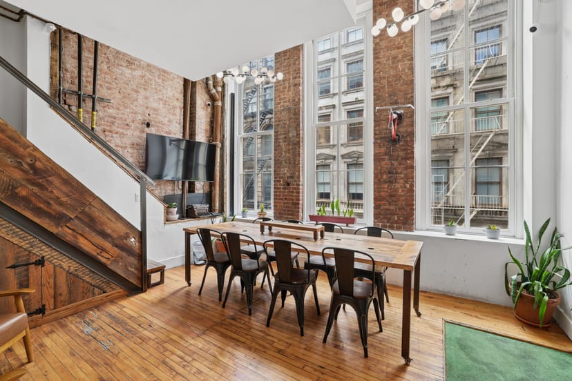 Mercer Conference Room at The Farm Soho, bright space for workshops and meetings.