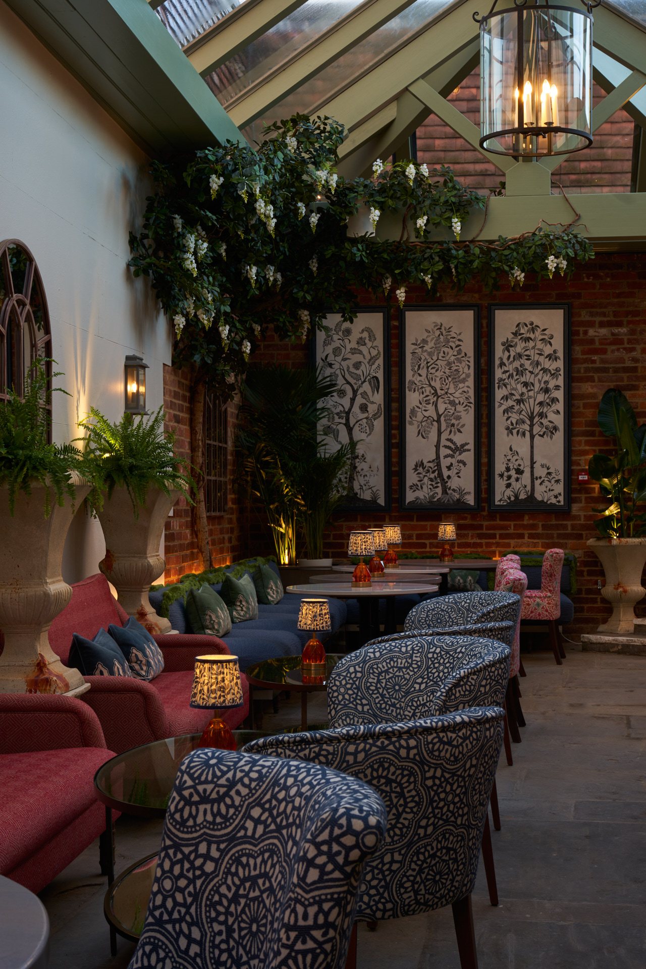 Elegant lounge in The Orangery, ideal for networking events and social gatherings. - Banner