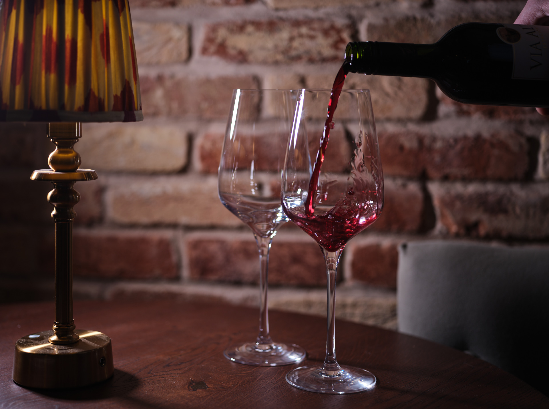 Elegant Salt Bar setting with wine, perfect for intimate networking events. - Banner