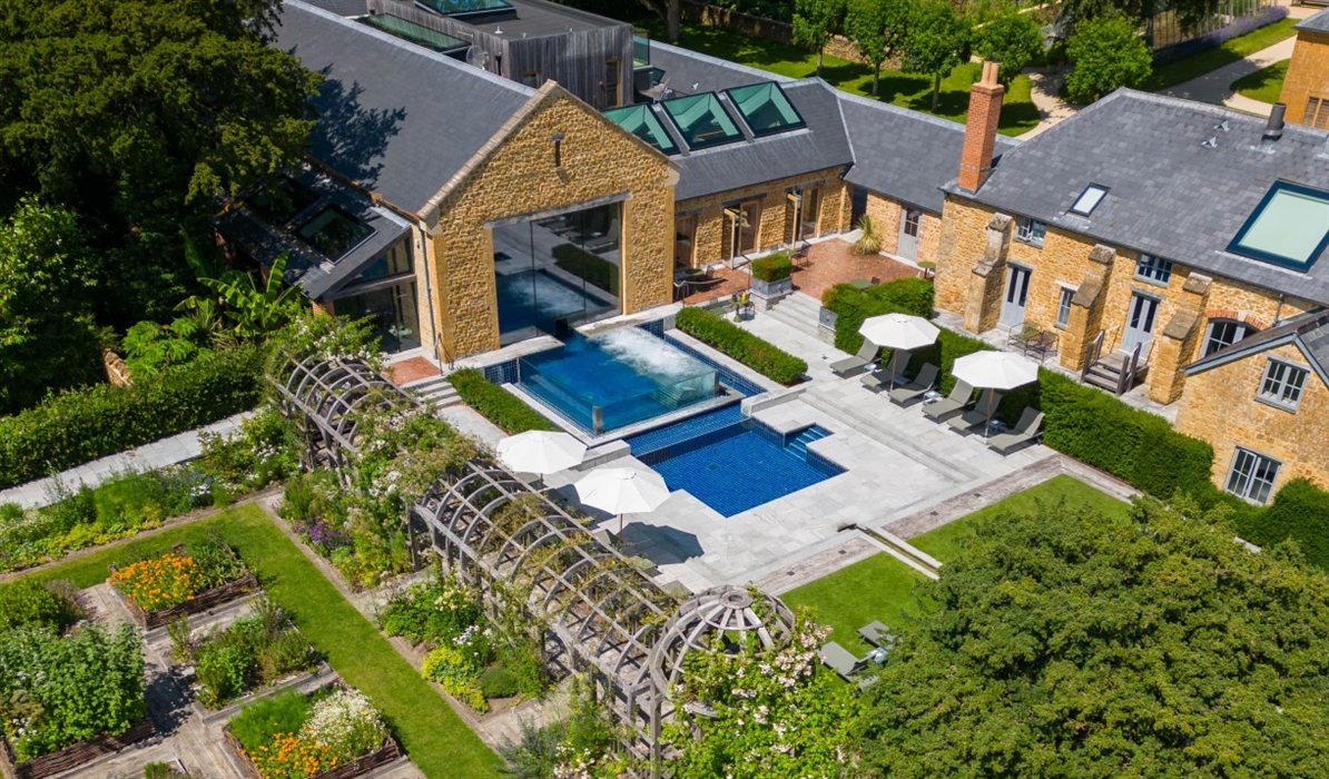 Luxury board meeting at The Newt in Somerset: sophisticated event space and manicured gardens.