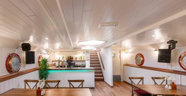 Elegant indoor venue in The Bar At Temple, ideal for intimate gatherings and corporate events.