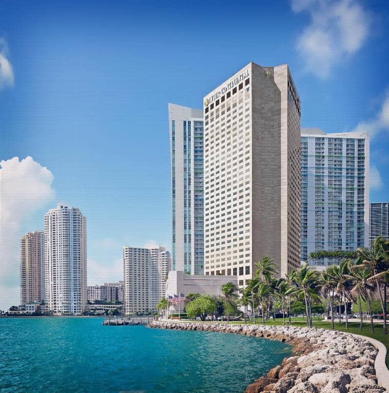 Whole venue at InterContinental Miami with skyline view, ideal for meetings and events.
