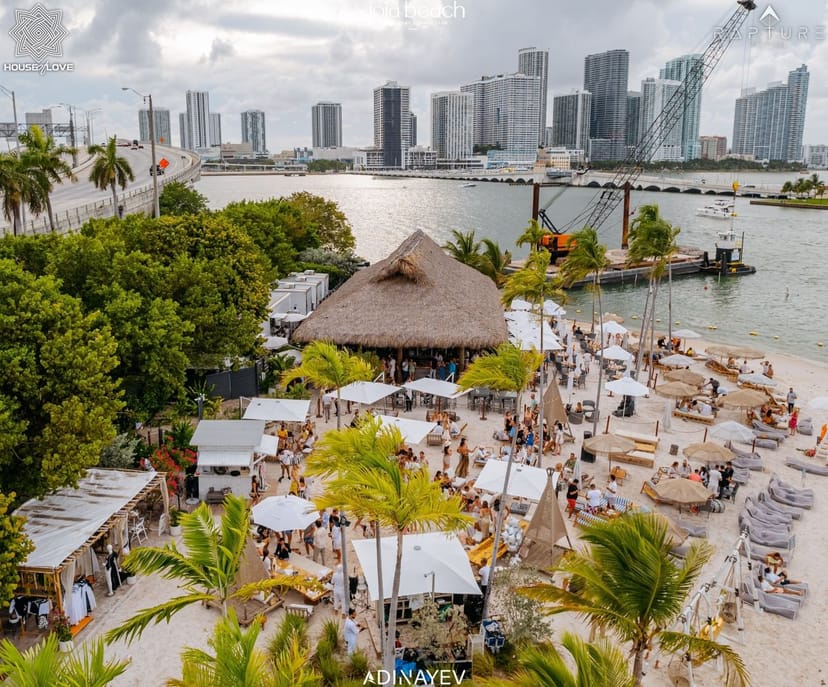 Joia Beach Miami outdoor venue for corporate events and brand activations with skyline views.