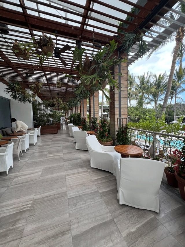 Matador Room terrace at The Miami Beach EDITION: upscale networking and breakout session venue.