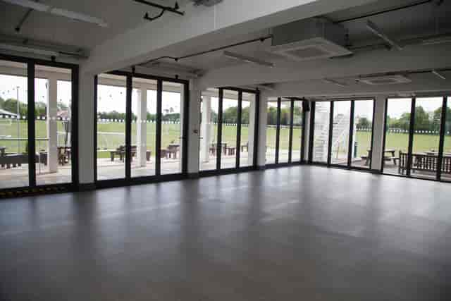 The Studio at Metropolitan Bushey: Bright, glass-walled networking and social event venue.