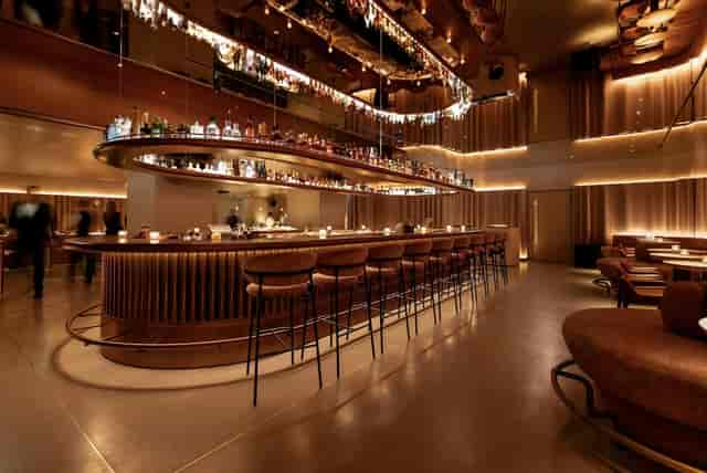 MR PORTER London lounge: high-end corporate reception and VIP networking event venue.