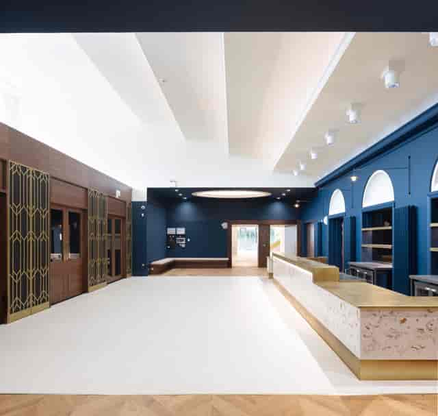 Watford Colosseum main auditorium pre-function area for elegant event hire and cocktail receptions.