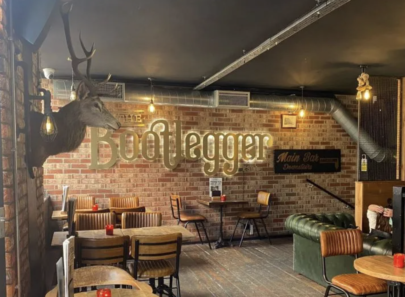 Industrial-chic Bootlegger Bar Cardiff for networking events and corporate receptions. - Banner