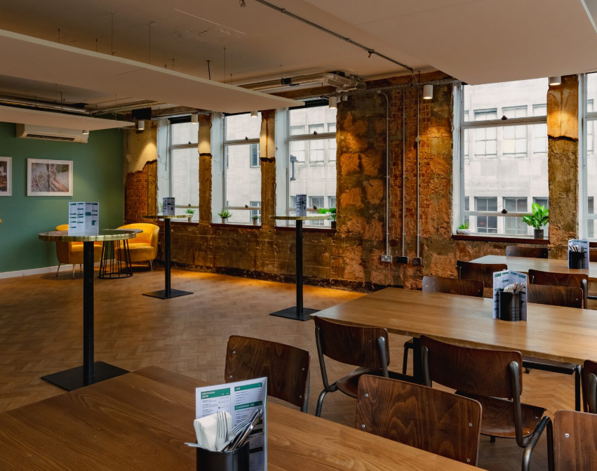 Industrial-chic Private Hire venue at Market Halls Victoria for networking and breakout events.