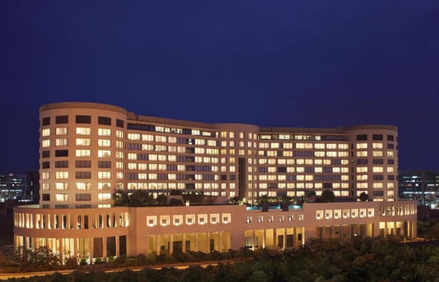 Contemporary hotel exterior in Trident Bandra Kurla, ideal for corporate and social events.