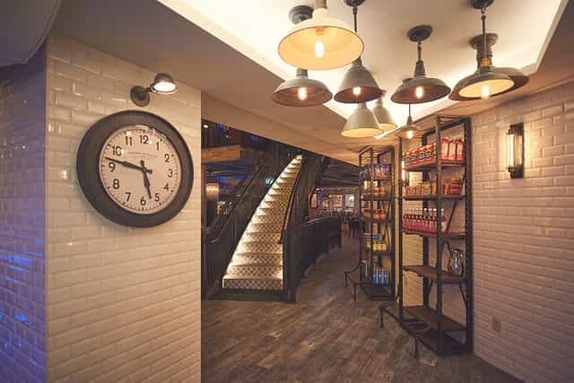 Twine Loft Mezzanine: stylish venue with warm lighting for events and gatherings.