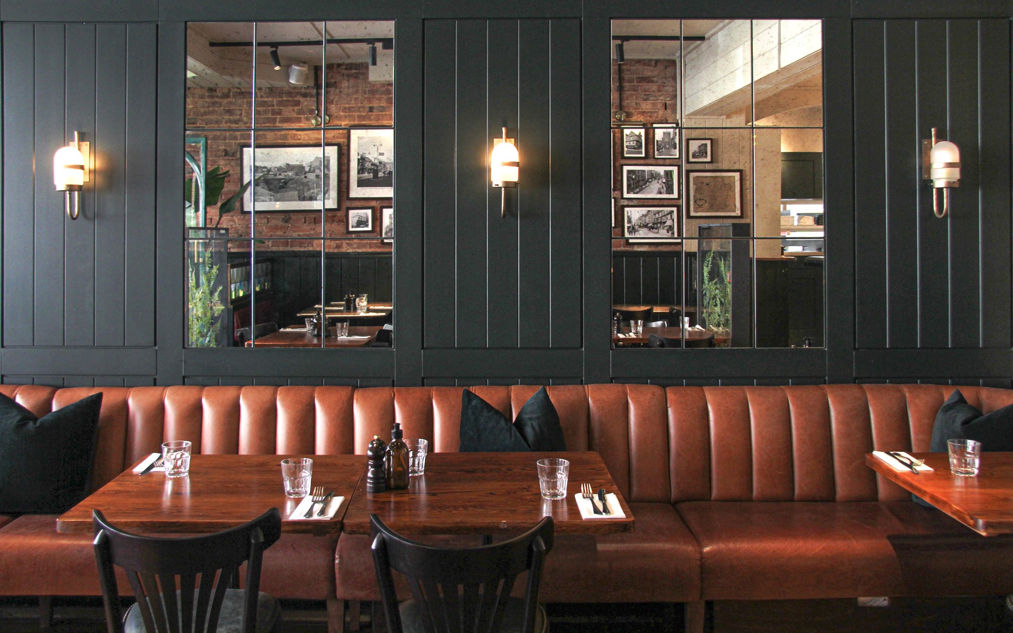 Private Events Room at Harry's Restaurant with cozy decor for meetings and gatherings.