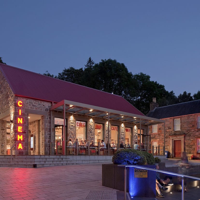 Charming Highland Cinema Restaurant & Bar for cozy gatherings and private events.