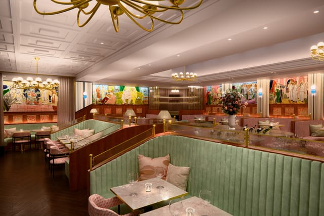 Stylish venue in Roam West with plush seating for upscale events and meetings.