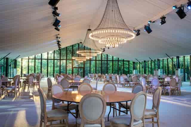 Elegant event space at The Clementine, Syon Park - perfect for corporate gatherings.