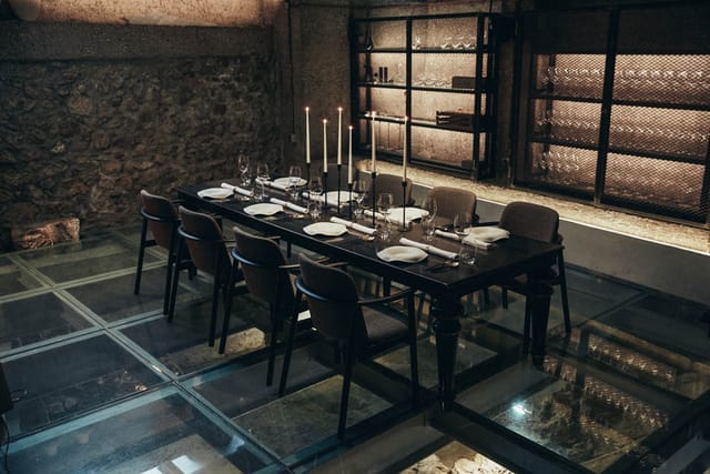Elegant Main Dining Room in Makris Athens, perfect for meetings and networking events.