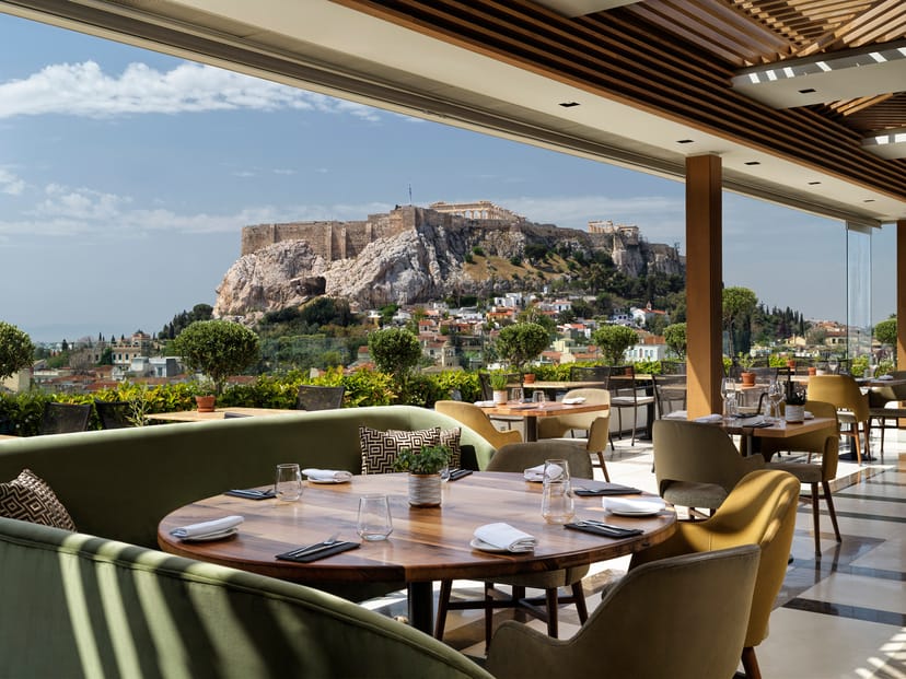 Electra Roof Garden: elegant outdoor event venue with stunning views in Athens.