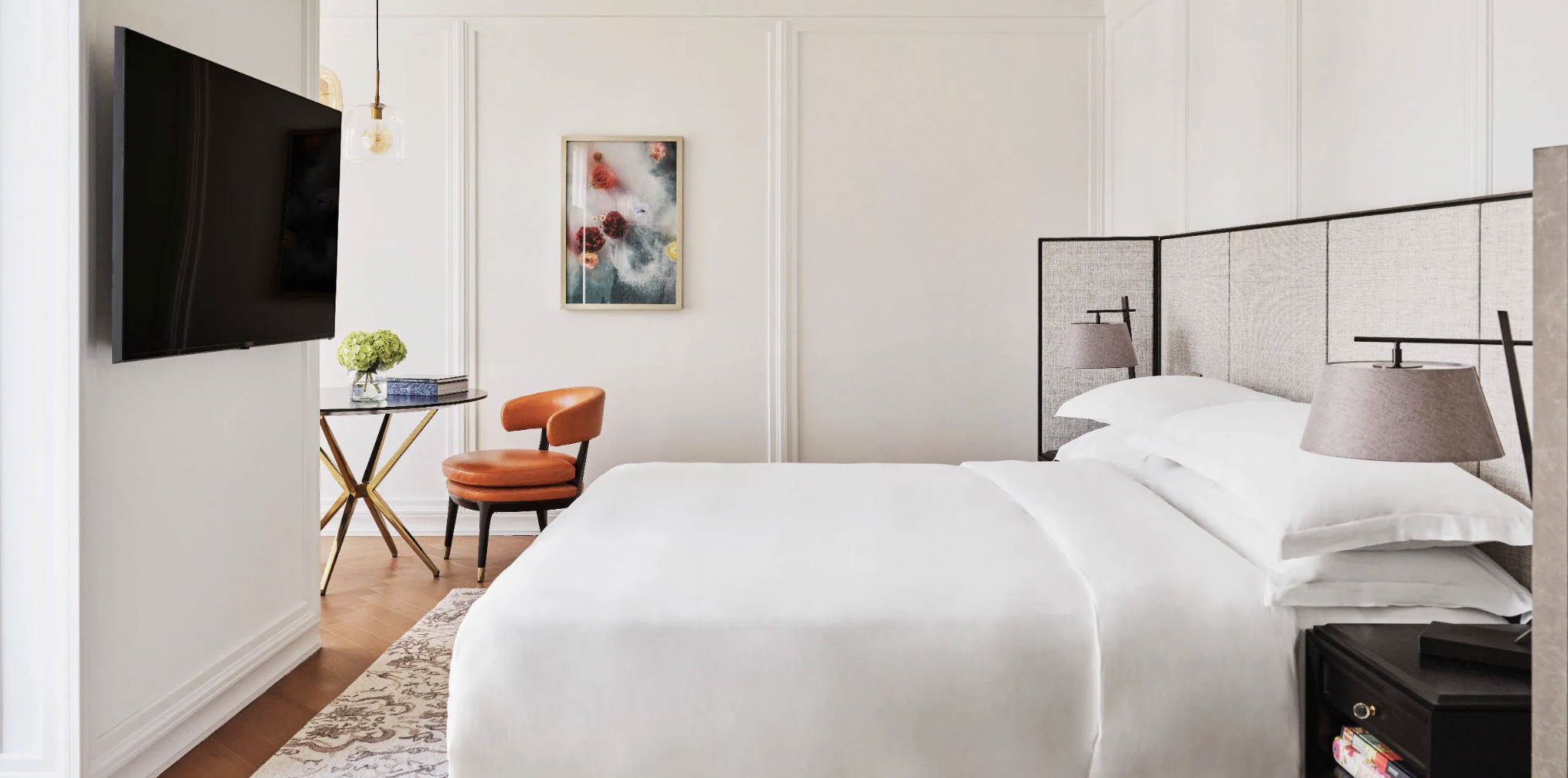 Premium Park Hyatt London River Thames bedroom, luxury VIP event accommodation. - Banner