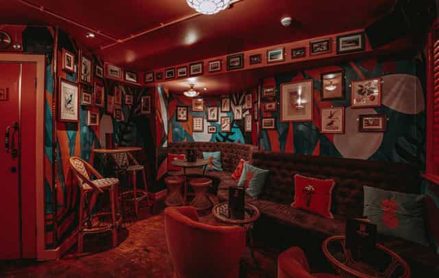 Maximalist breakout room at Paloma Chelsea, ideal for VIP hospitality and evening networking events.