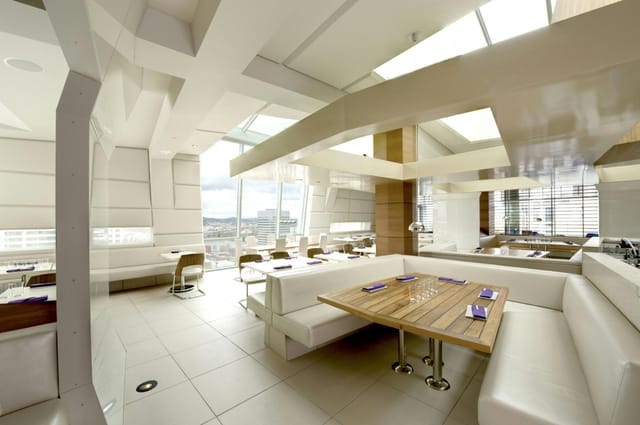 Stylish State Room at Departure Restaurant, ideal for networking and dining events.