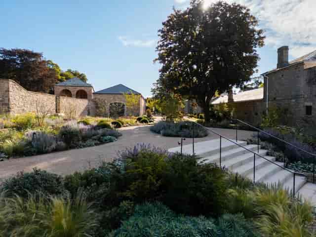 Dutch Barn at Raby Castle: scenic outdoor venue for weddings and events.