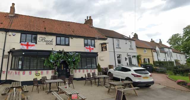 Charming pub exterior at The Buck Inn Sadberge, perfect for team outings and celebrations.