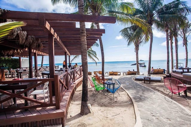 Exclusive Blue Parrot beachfront venue for corporate retreats and networking events.
