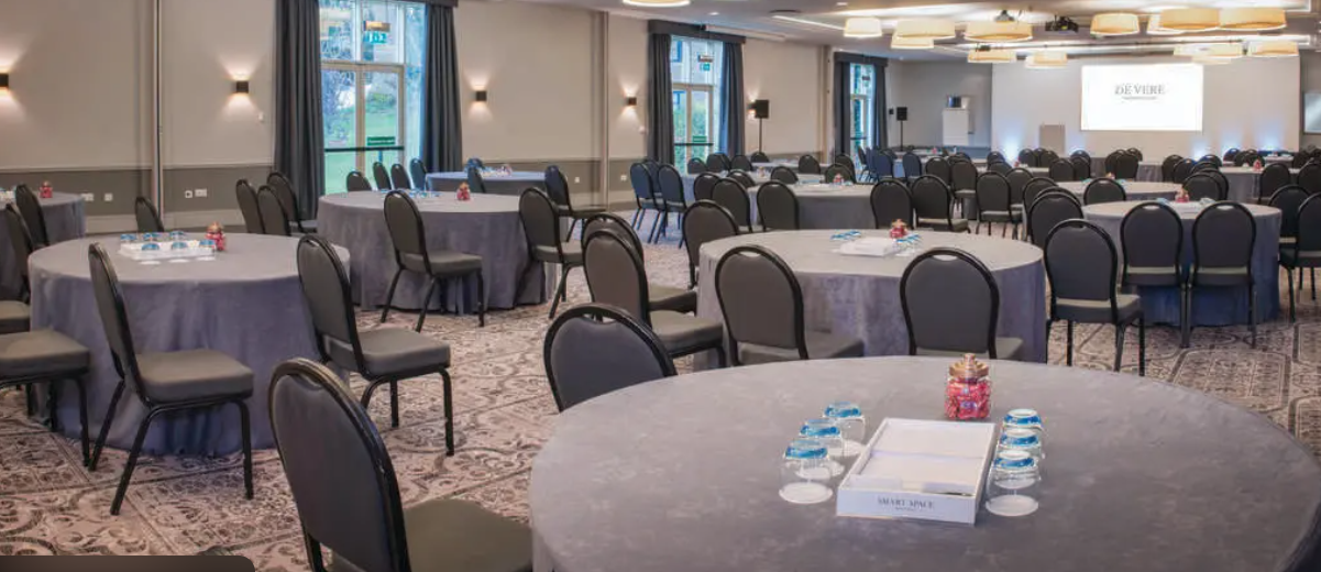 The Westminster Suite at De Vere Tortworth Court, ideal for conferences and workshops.