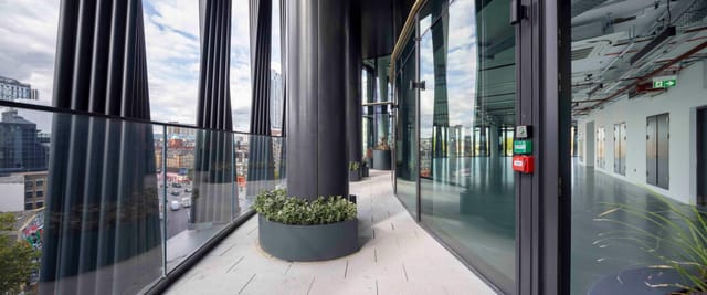 Hoxton office event space, city views, product launch venue