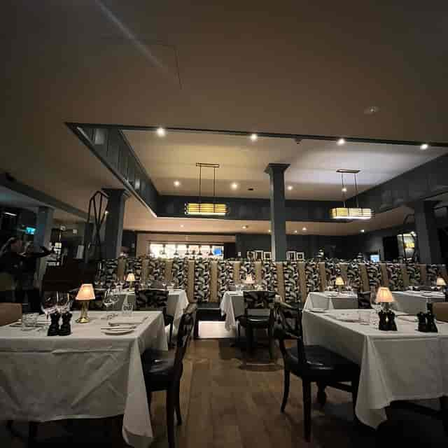 Elegant Bistro dining space in Hotel du Vin Newcastle, perfect for events and meetings.
