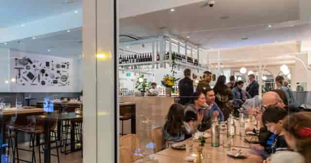 Osteria Coogee venue with banquet seating for networking events and team dinners.