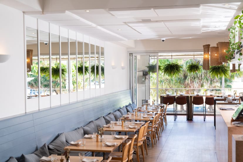 Osteria Coogee bright venue for corporate breakfast or networking events.