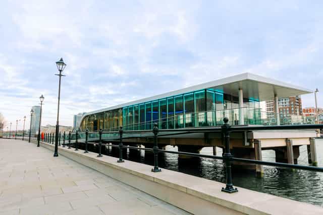 Modern Pier in Waterview: Waterside venue for upscale evening receptions and product launches.