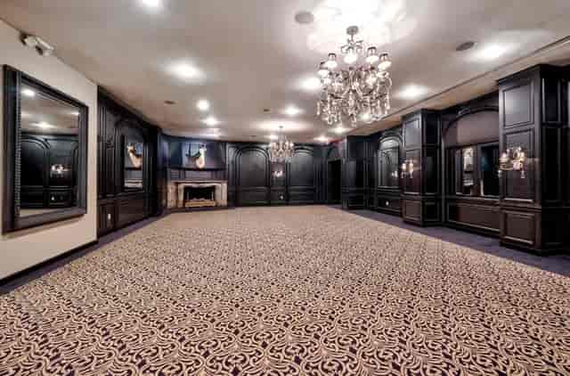 Elegant event space in Hotel ZaZa Houston with chandeliers, perfect for weddings and corporate events.