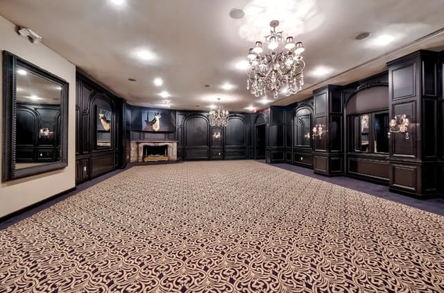 Elegant event space in Hotel ZaZa Houston with chandeliers, perfect for weddings and corporate events.