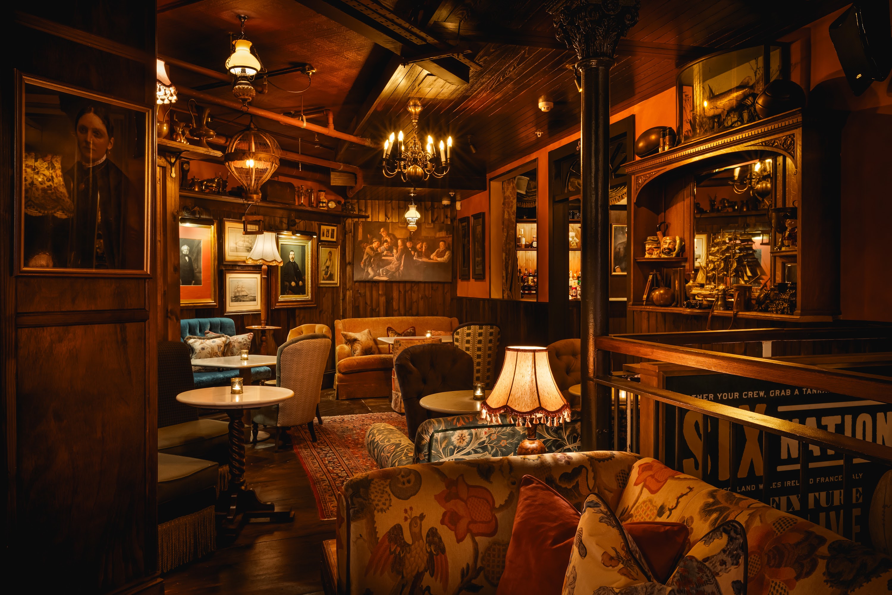 Cozy Snug in Mr Fogg's Tavern, perfect for private events and team-building.