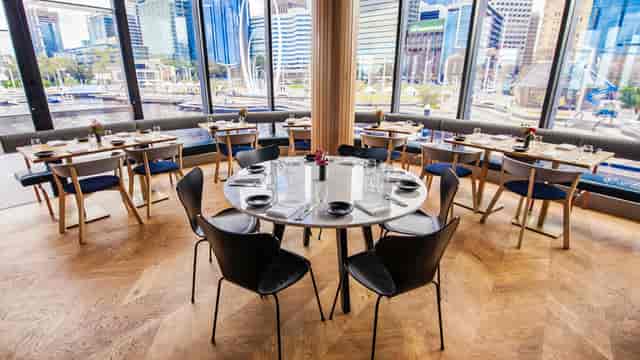 Henry’s Rooftop Bar with cityscape views, ideal for corporate networking and private dining events.