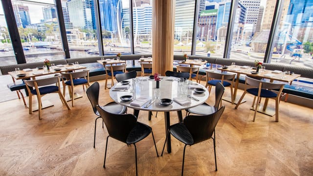 Henry’s Rooftop Bar with cityscape views, ideal for corporate networking and private dining events.