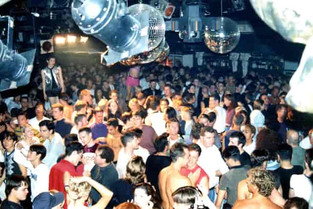 Main Room at Connections Nightclub with disco lighting, perfect for nightlife and club events.