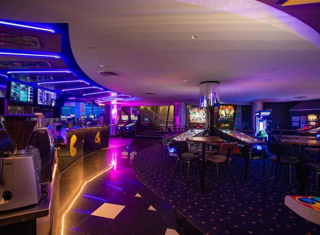 Main Room at Connections Nightclub: vibrant themed event space for networking and team building.
