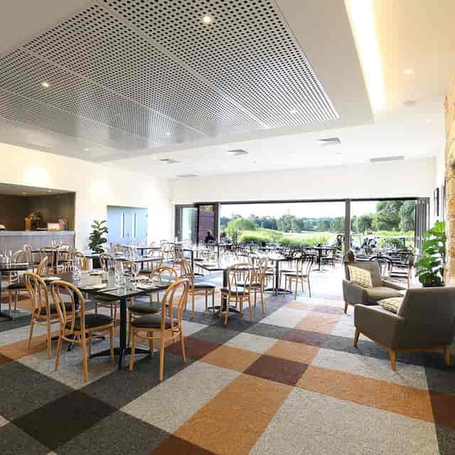 Collaroy SLSC function room with large windows for events and meetings.