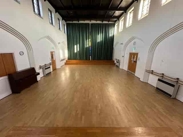 Versatile event hall in St Paul's, Cambridge for workshops and fitness classes.