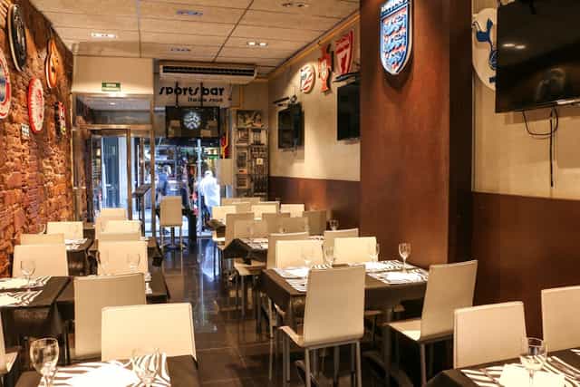 Main Dining Room in Sports Bar, vintage decor for casual events and meetings.