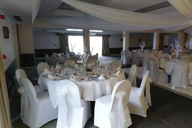 Elegant banquet room at Function Suites, perfect for weddings or corporate events.