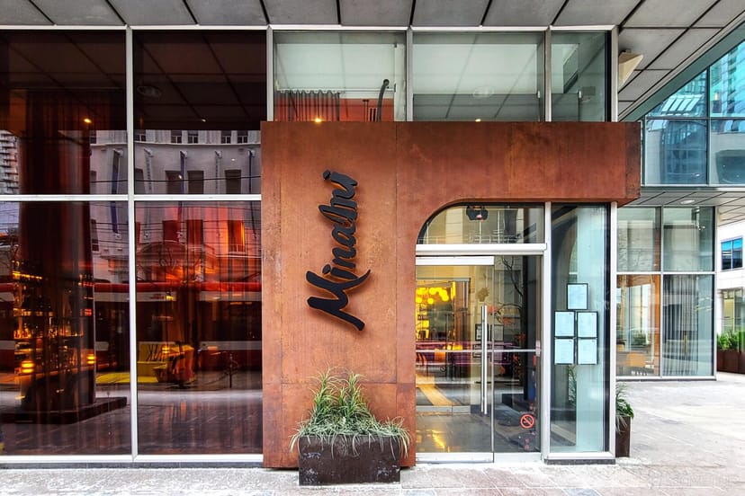 Modern Minami Toronto private lounge exterior for upscale networking and corporate events.