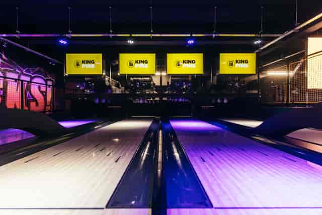 Duck Pin bowling alley in Belfast, featuring modern lanes for corporate events and team-building.
