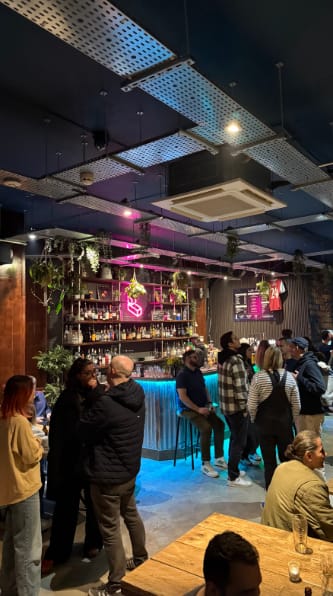 Vibrant Taco House venue in LVLS, ideal for social gatherings and networking events.
